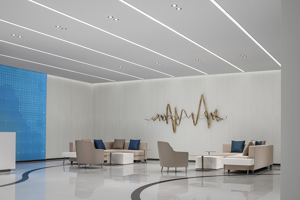 1万平华天科技集团办公室装修设计方案(图2) 1万平华天科技集团办公室装修设计方案(图2)