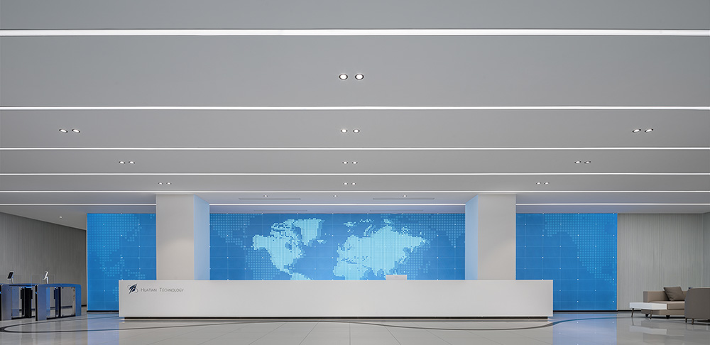 1万平华天科技集团办公室装修设计方案(图3) 1万平华天科技集团办公室装修设计方案(图3)