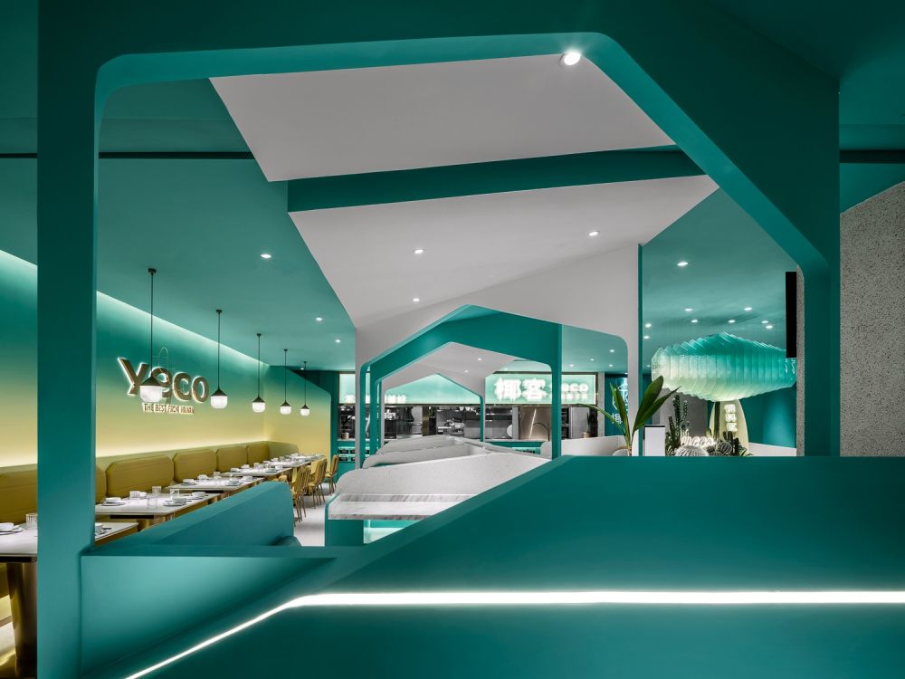 郑州火锅店设计推荐海南椰子鸡火锅店装修方案(图3) 郑州火锅店设计推荐海南椰子鸡火锅店装修方案(图3)