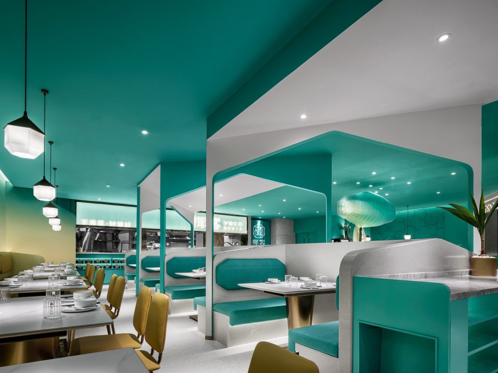 郑州火锅店设计推荐海南椰子鸡火锅店装修方案(图6) 郑州火锅店设计推荐海南椰子鸡火锅店装修方案(图6)