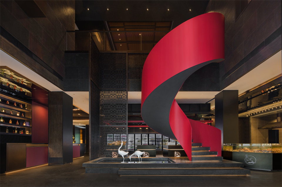 郑州餐厅设计推荐山居荣府杭帮菜中餐厅设计(图2) 郑州餐厅设计推荐山居荣府杭帮菜中餐厅设计(图2)