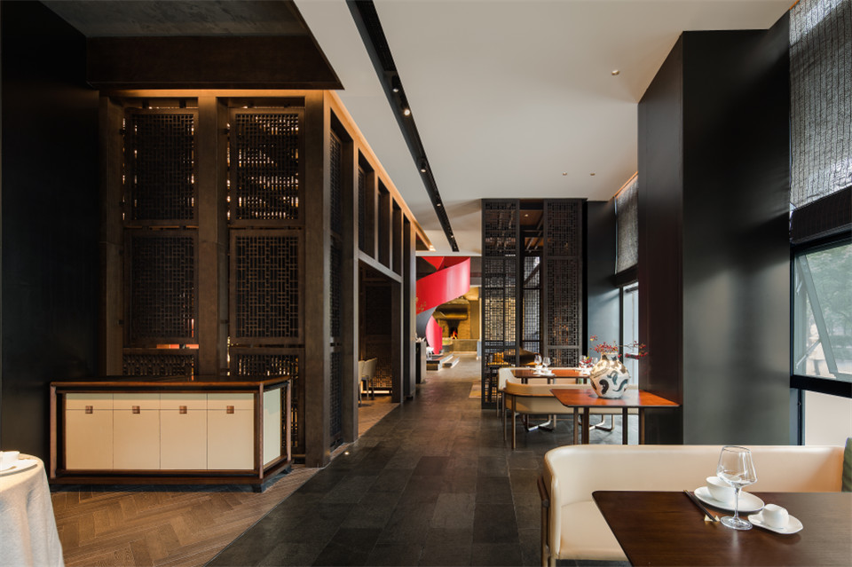 郑州餐厅设计推荐山居荣府杭帮菜中餐厅设计(图8) 郑州餐厅设计推荐山居荣府杭帮菜中餐厅设计(图8)