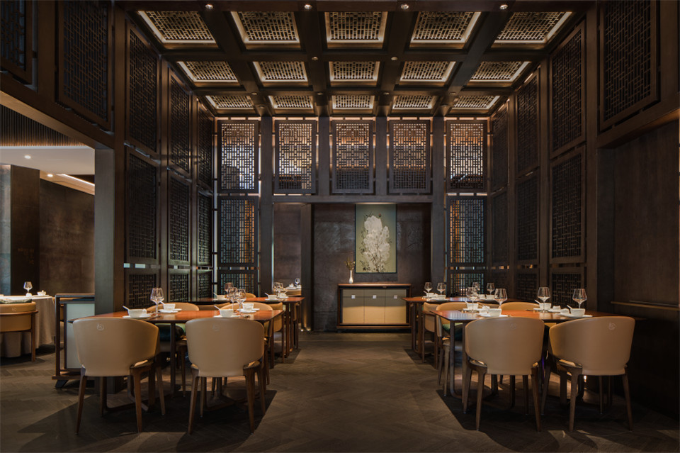 郑州餐厅设计推荐山居荣府杭帮菜中餐厅设计(图9) 郑州餐厅设计推荐山居荣府杭帮菜中餐厅设计(图9)