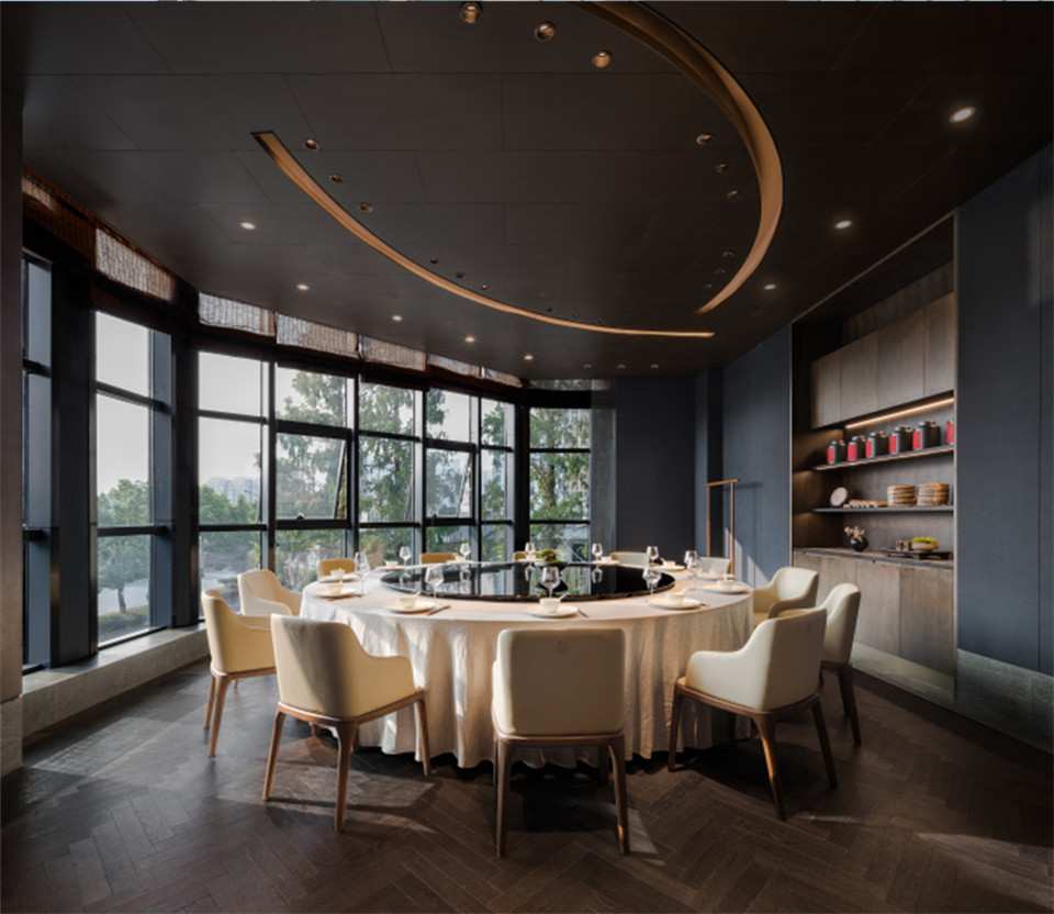 郑州餐厅设计推荐山居荣府杭帮菜中餐厅设计(图12) 郑州餐厅设计推荐山居荣府杭帮菜中餐厅设计(图12)