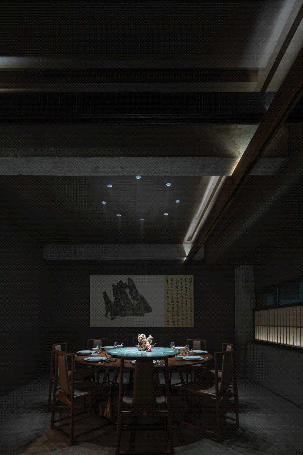 郑州中餐厅装修推荐江上隐东方美学中餐厅设计(图8) 郑州中餐厅装修推荐江上隐东方美学中餐厅设计(图8)