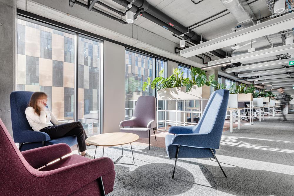 简约北欧风家居护理公司办公室装修设计案例(图1) 简约北欧风家居护理公司办公室装修设计案例(图1)