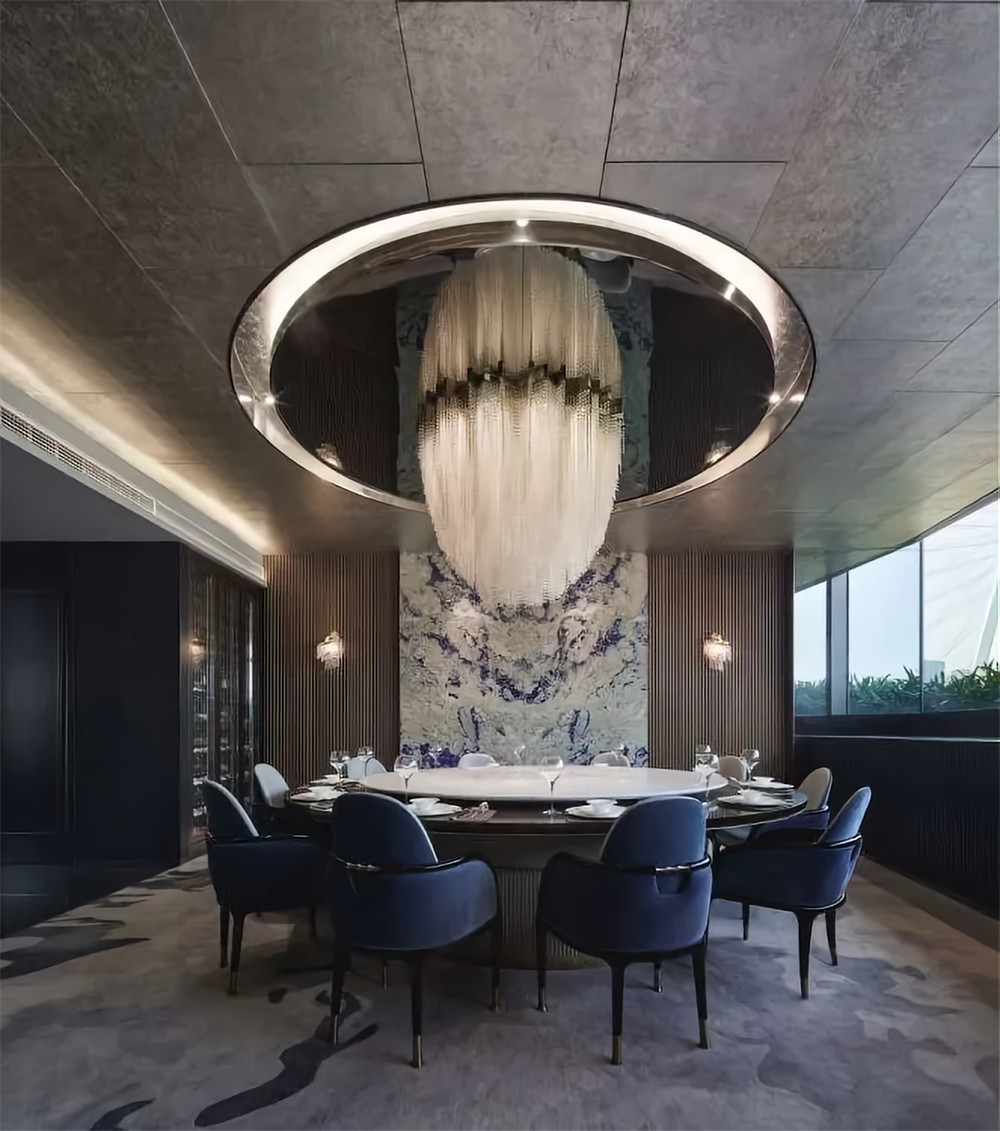 郑州餐饮装修公司推荐高端粤菜海鲜餐厅设计(图10) 郑州餐饮装修公司推荐高端粤菜海鲜餐厅设计(图10)