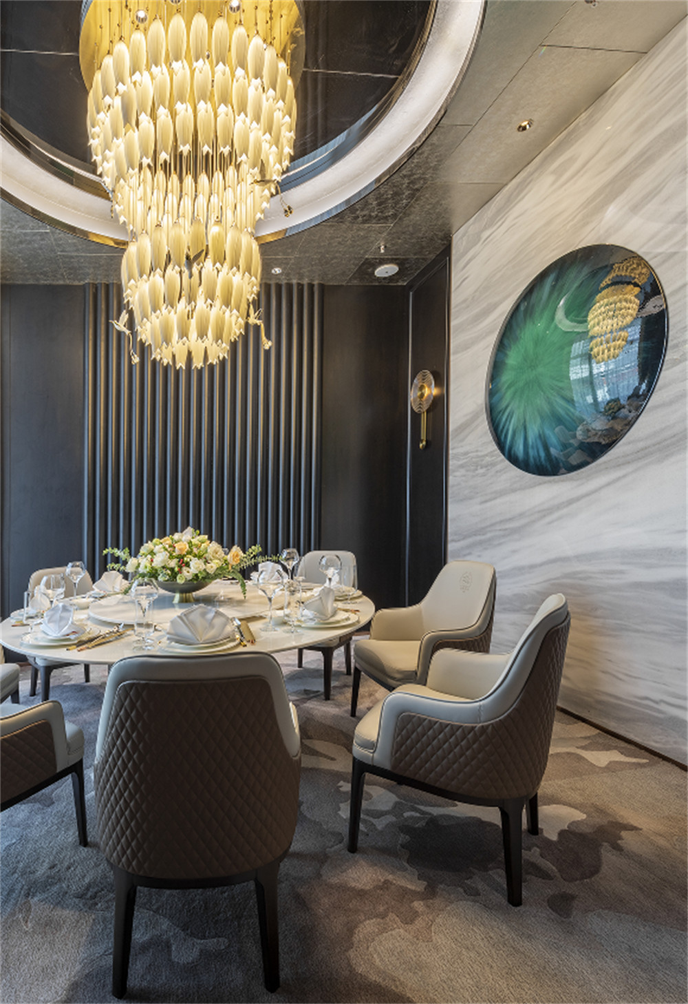 郑州餐饮装修公司推荐高端粤菜海鲜餐厅设计(图9) 郑州餐饮装修公司推荐高端粤菜海鲜餐厅设计(图9)