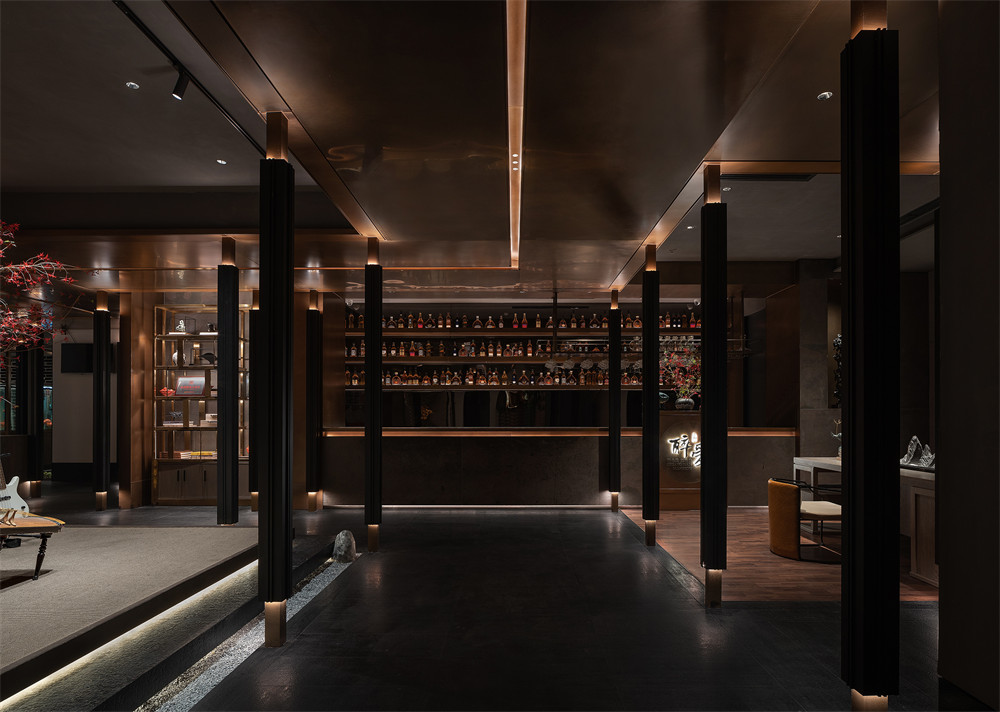 江南赋醉爱时尚粤菜餐厅装修设计实景图(图2) 江南赋醉爱时尚粤菜餐厅装修设计实景图(图2)