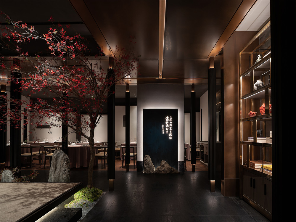 江南赋醉爱时尚粤菜餐厅装修设计实景图(图4) 江南赋醉爱时尚粤菜餐厅装修设计实景图(图4)