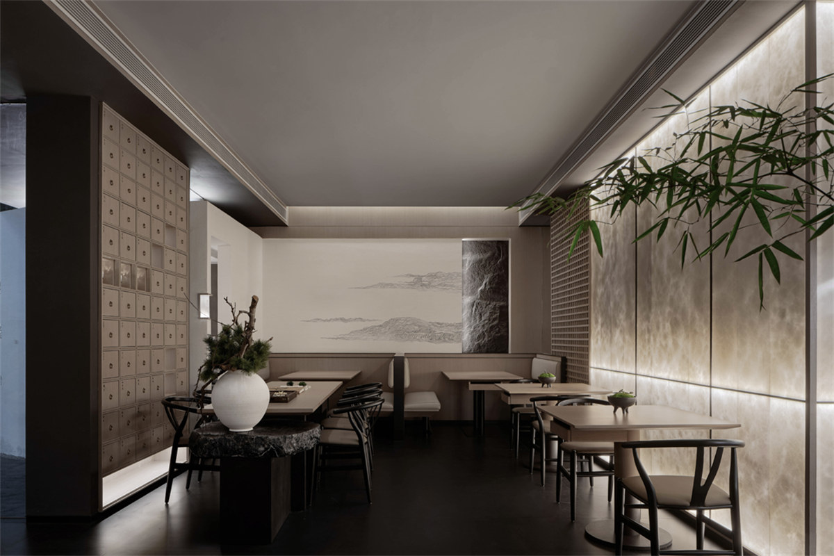 新中式食养品牌「云善居」餐厅设计方案(图4) 新中式食养品牌「云善居」餐厅设计方案(图4)