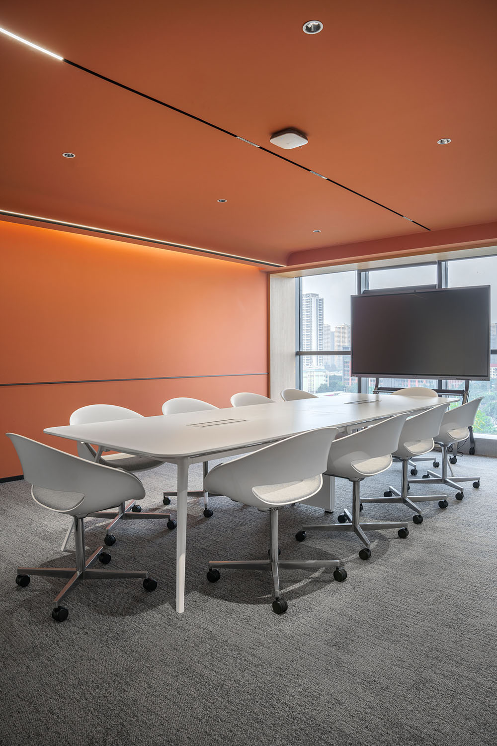 现代轻奢风食品公司办公楼装修设计方案(图14) 现代轻奢风食品公司办公楼装修设计方案(图14)