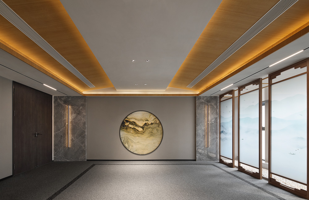 现代轻奢风食品公司办公楼装修设计方案(图19) 现代轻奢风食品公司办公楼装修设计方案(图19)