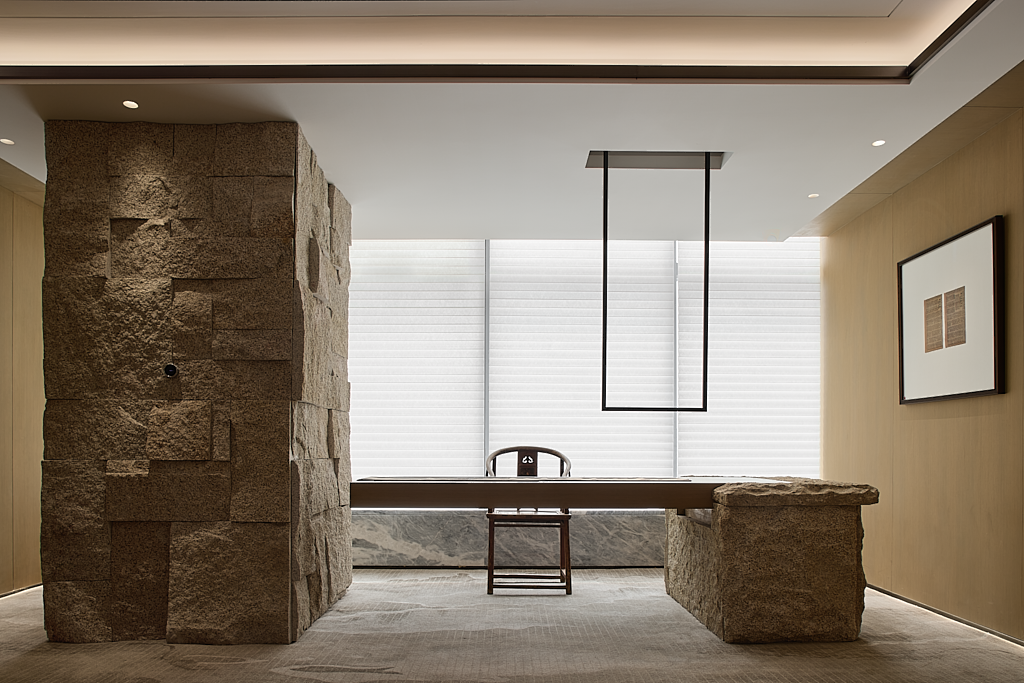 现代轻奢风大成律师事务所办公室装修设计(图3) 现代轻奢风大成律师事务所办公室装修设计(图3)