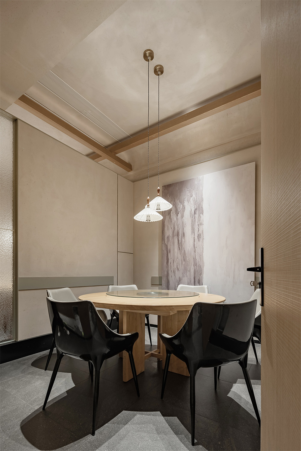 极简禅意风妈妈菜餐厅装修设计方案(图6) 极简禅意风妈妈菜餐厅装修设计方案(图6)