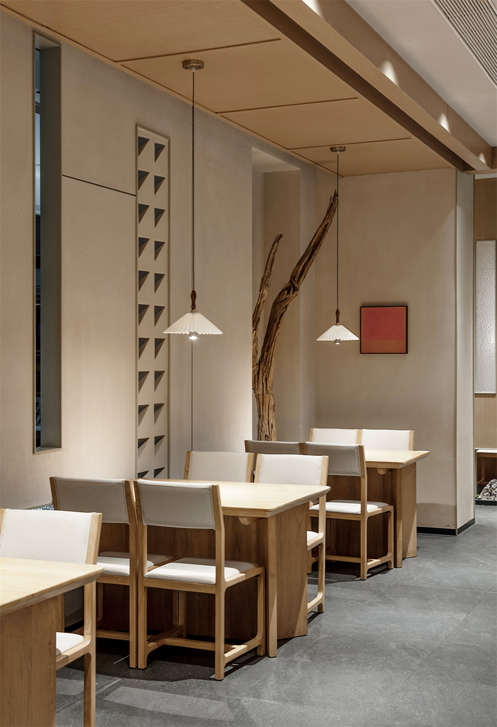 极简禅意风妈妈菜餐厅装修设计方案(图7) 极简禅意风妈妈菜餐厅装修设计方案(图7)