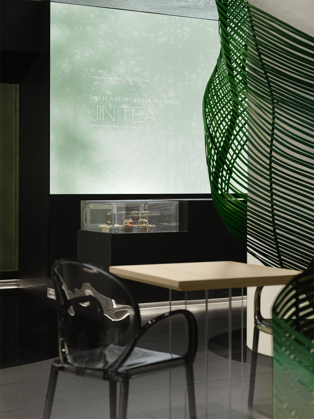 现代东方韵味 津乔茶茶叶店面装修设计方案(图5) 现代东方韵味 津乔茶茶叶店面装修设计方案(图5)