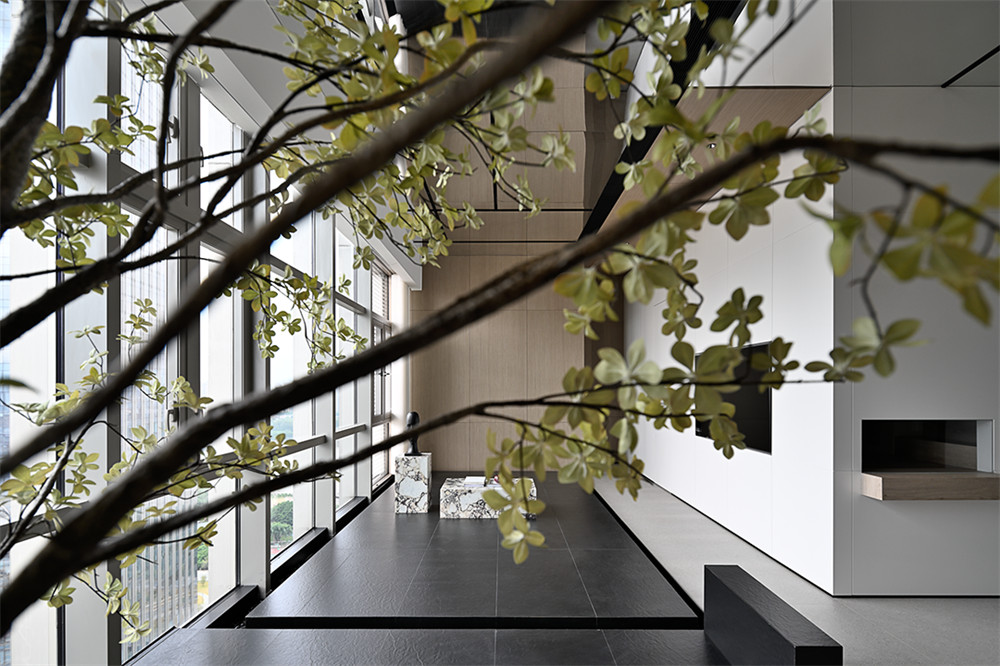 300平极简风富力中心办公室装修设计方案(图4) 300平极简风富力中心办公室装修设计方案(图4)