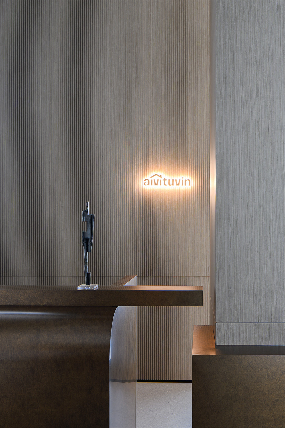 300平极简风富力中心办公室装修设计方案(图2) 300平极简风富力中心办公室装修设计方案(图2)