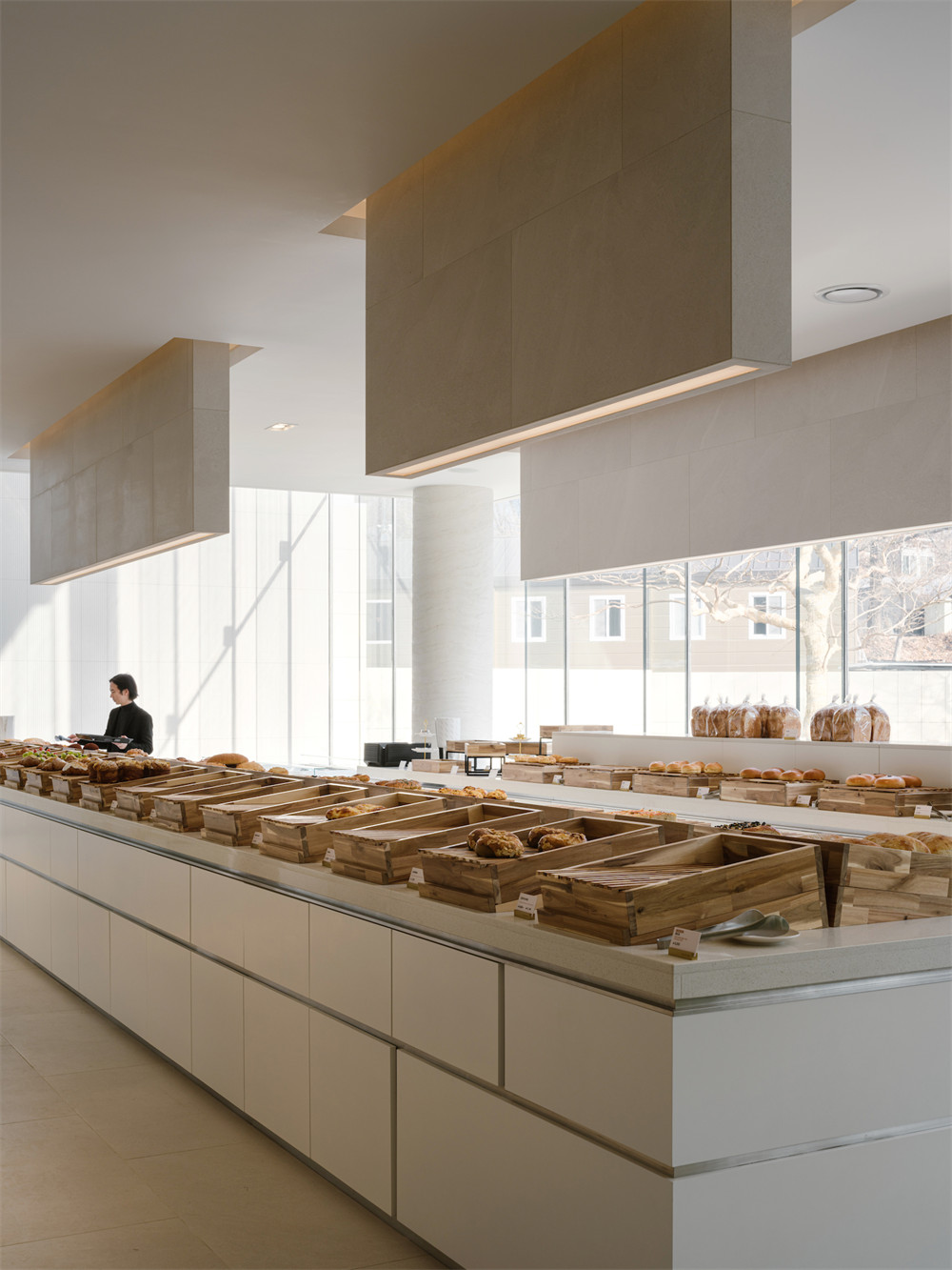 ANArKH纯白极简风面包咖啡厅装修设计案例(图5) ANArKH纯白极简风面包咖啡厅装修设计案例(图5)