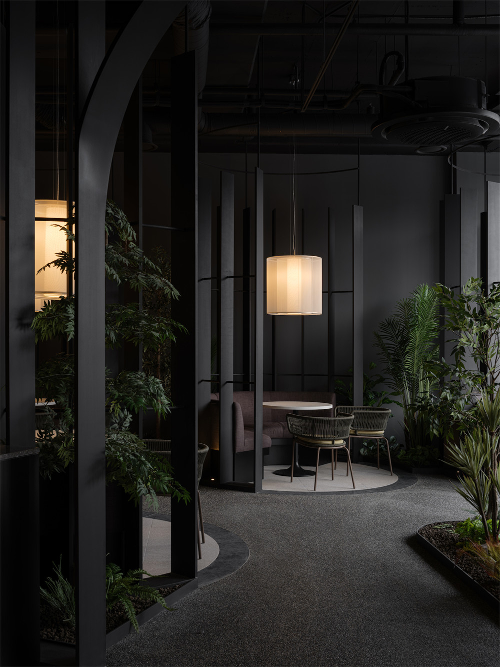 ANArKH纯白极简风面包咖啡厅装修设计案例(图7) ANArKH纯白极简风面包咖啡厅装修设计案例(图7)