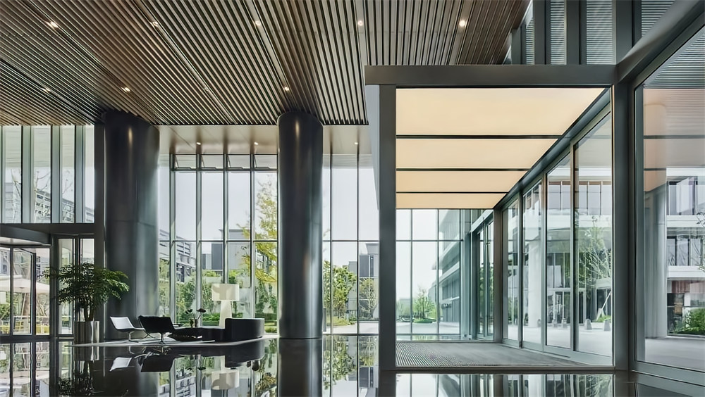 地铁万科·未来天空之城商务办公楼公共区域装修设计(图2) 地铁万科·未来天空之城商务办公楼公共区域装修设计(图2)