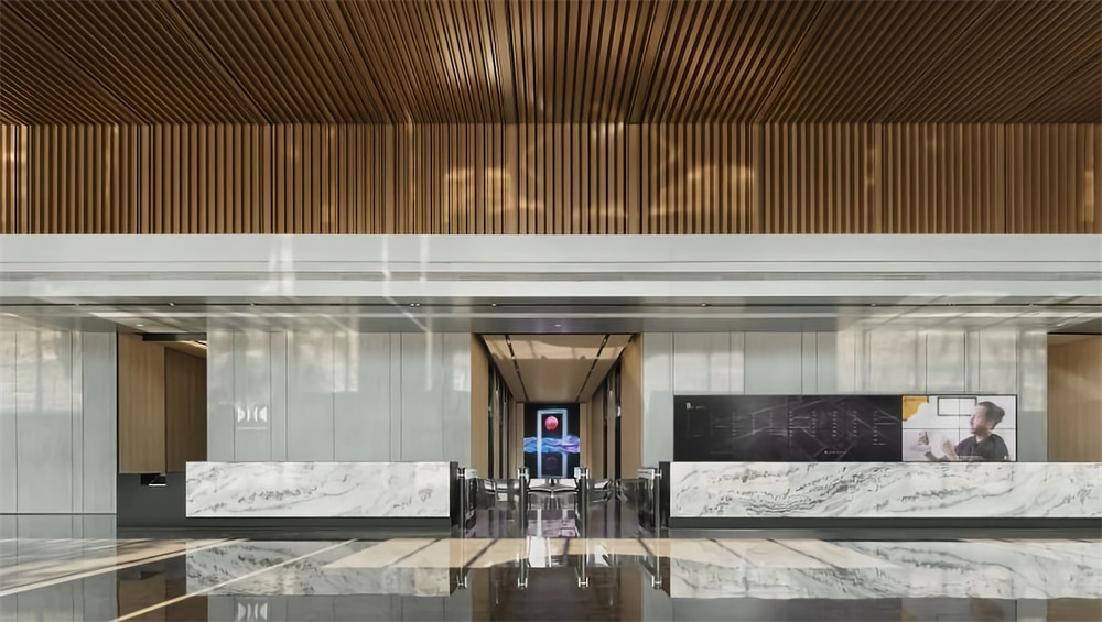 地铁万科·未来天空之城商务办公楼公共区域装修设计(图4) 地铁万科·未来天空之城商务办公楼公共区域装修设计(图4)