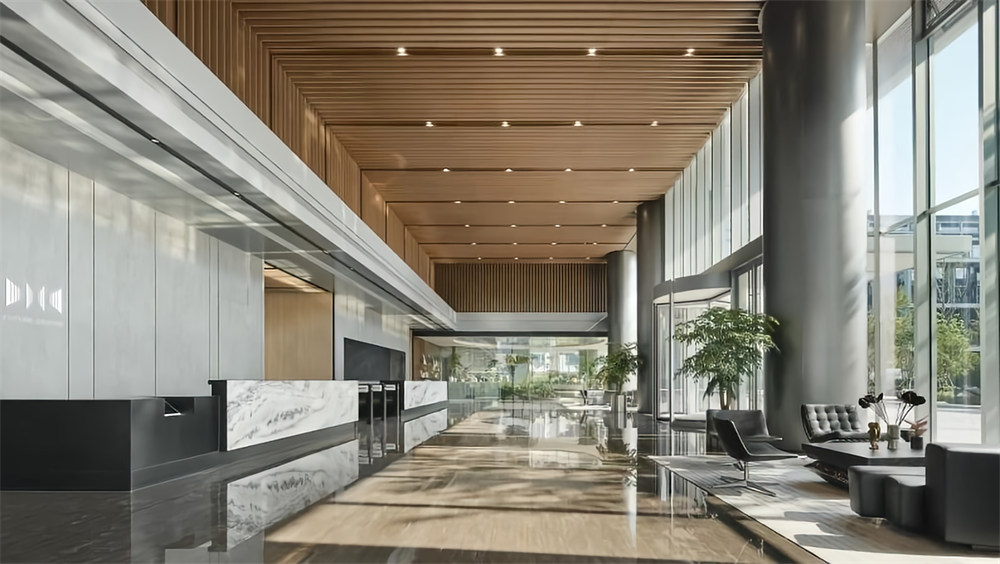 地铁万科·未来天空之城商务办公楼公共区域装修设计(图5) 地铁万科·未来天空之城商务办公楼公共区域装修设计(图5)