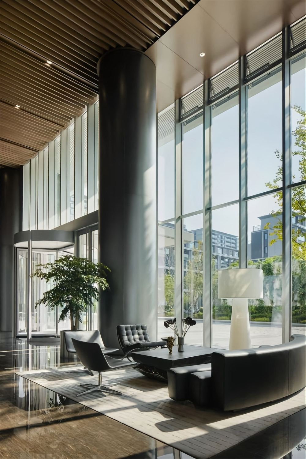 地铁万科·未来天空之城商务办公楼公共区域装修设计(图7) 地铁万科·未来天空之城商务办公楼公共区域装修设计(图7)