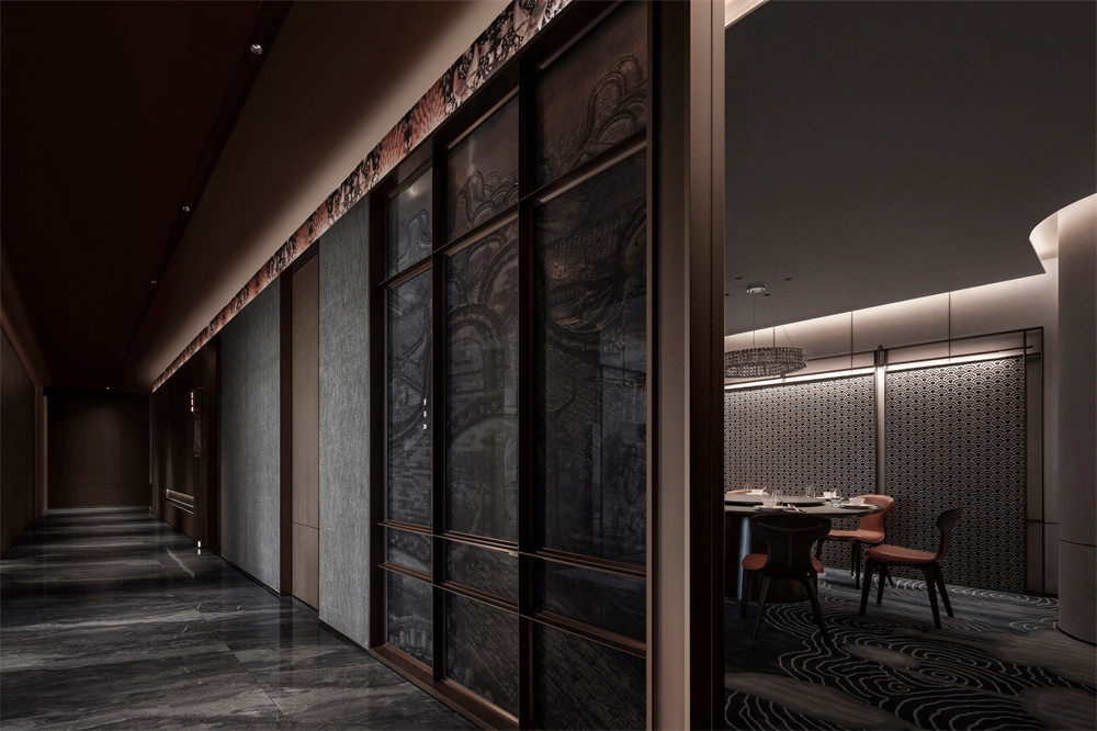 中西合璧南海渔村高端海鲜餐厅装修设计案例(图7) 中西合璧南海渔村高端海鲜餐厅装修设计案例(图7)