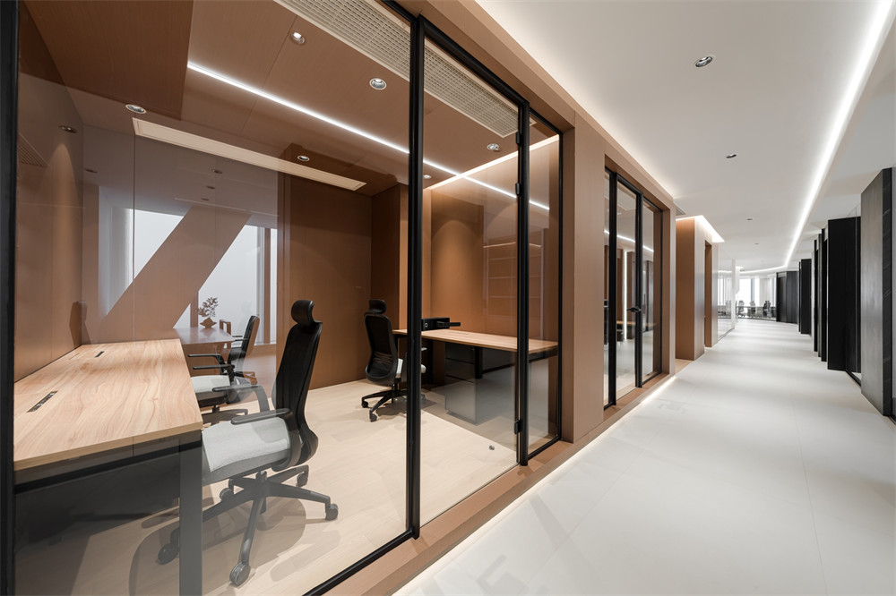 现代简约风医药公司办公室装修设计方案(图2) 现代简约风医药公司办公室装修设计方案(图2)