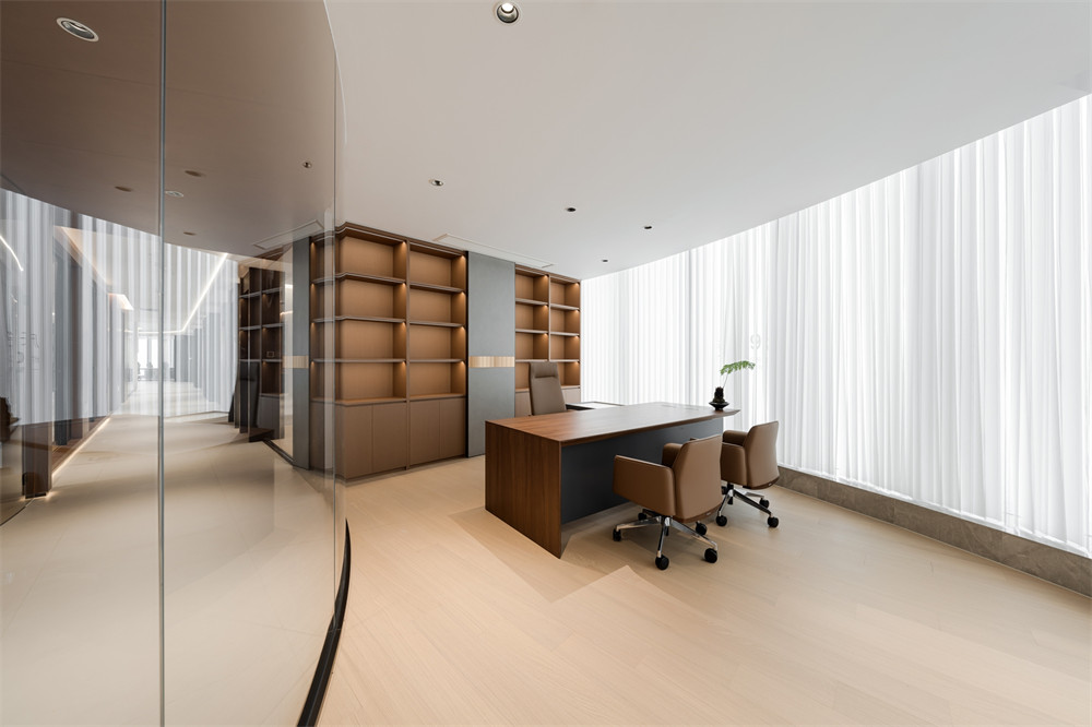 现代简约风医药公司办公室装修设计方案(图8) 现代简约风医药公司办公室装修设计方案(图8)
