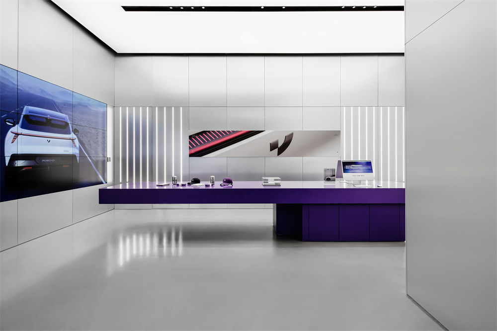 上海集度智能化数字科技展厅装修设计方案(图3) 上海集度智能化数字科技展厅装修设计方案(图3)