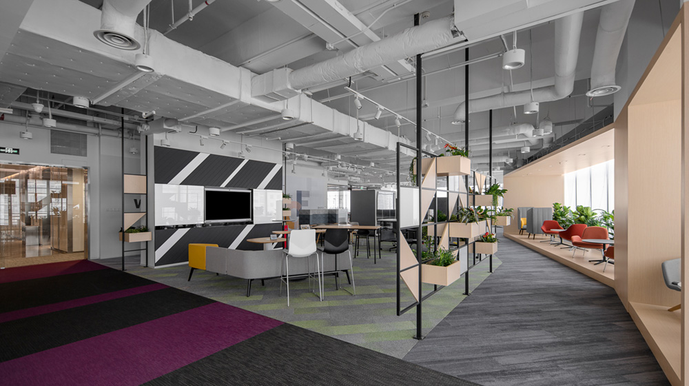 开放多元 诺梵家具办公室兼展厅装修设计方案(图1) 开放多元 诺梵家具办公室兼展厅装修设计方案(图1)