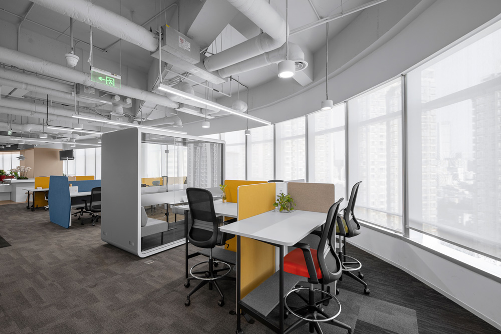 开放多元 诺梵家具办公室兼展厅装修设计方案(图5) 开放多元 诺梵家具办公室兼展厅装修设计方案(图5)
