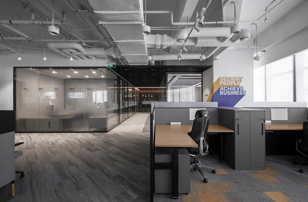 开放多元 诺梵家具办公室兼展厅装修设计方案(图6) 开放多元 诺梵家具办公室兼展厅装修设计方案(图6)