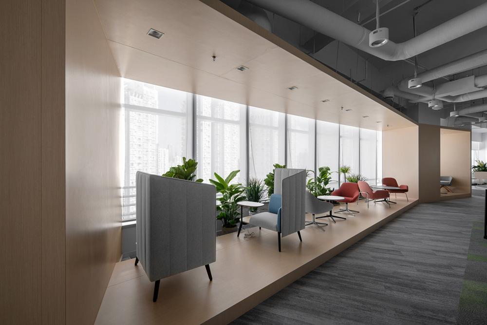 开放多元 诺梵家具办公室兼展厅装修设计方案(图7) 开放多元 诺梵家具办公室兼展厅装修设计方案(图7)