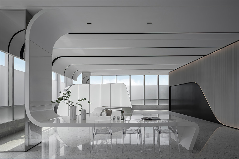 300㎡现代时尚电商直播公司办公室装修设计案例(图4) 300㎡现代时尚电商直播公司办公室装修设计案例(图4)