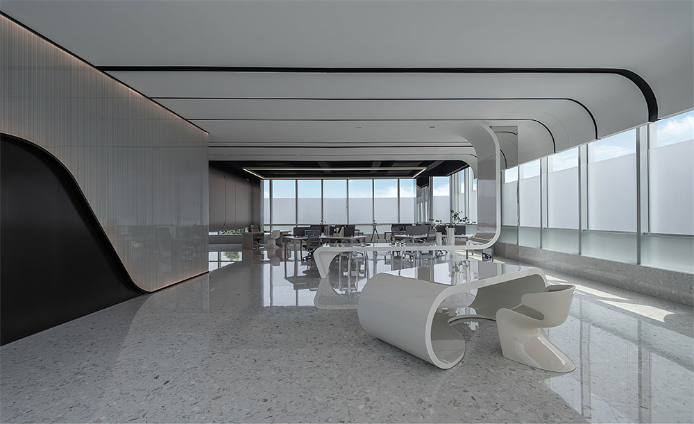 300㎡现代时尚电商直播公司办公室装修设计案例(图3) 300㎡现代时尚电商直播公司办公室装修设计案例(图3)