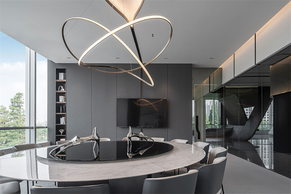 300㎡现代时尚电商直播公司办公室装修设计案例(图9) 300㎡现代时尚电商直播公司办公室装修设计案例(图9)