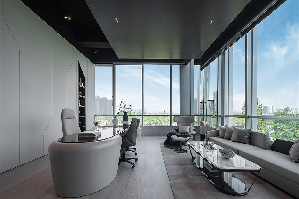 300㎡现代时尚电商直播公司办公室装修设计案例(图11) 300㎡现代时尚电商直播公司办公室装修设计案例(图11)