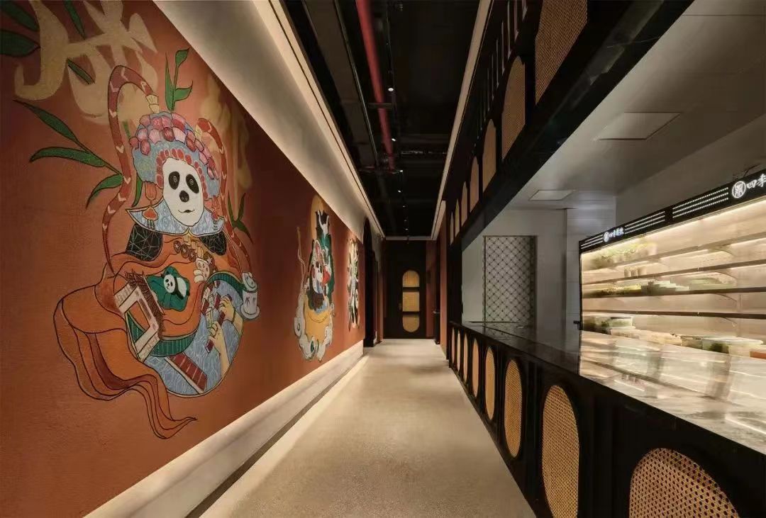 四季鼎辣新中式特色火锅店装修设计方案(图7) 四季鼎辣新中式特色火锅店装修设计方案(图7)