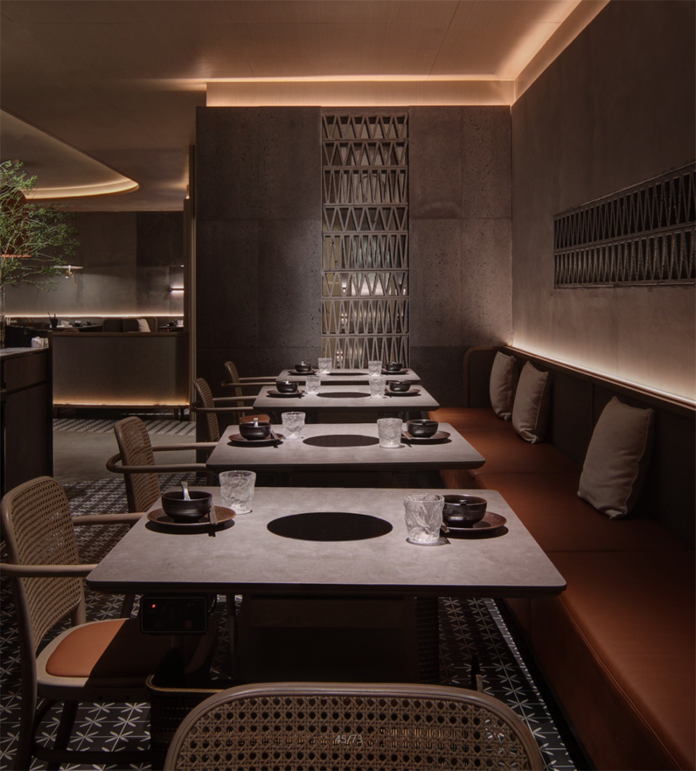 罗勒家精致养生火锅店装修设计案例(图4) 罗勒家精致养生火锅店装修设计案例(图4)