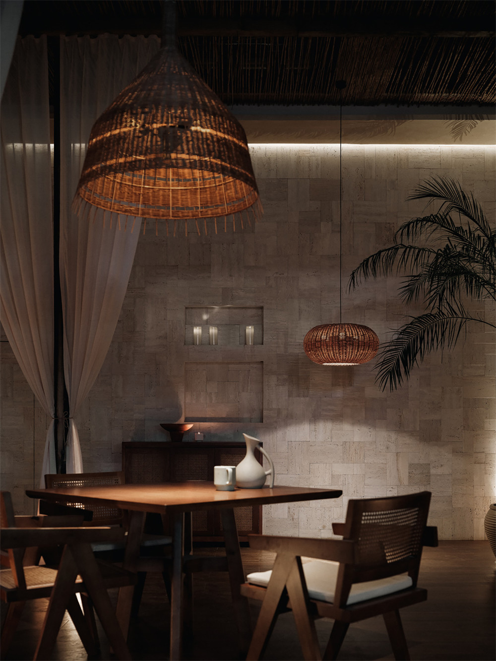 400㎡泰爽金泰式餐厅装修设计案例(图3) 400㎡泰爽金泰式餐厅装修设计案例(图3)