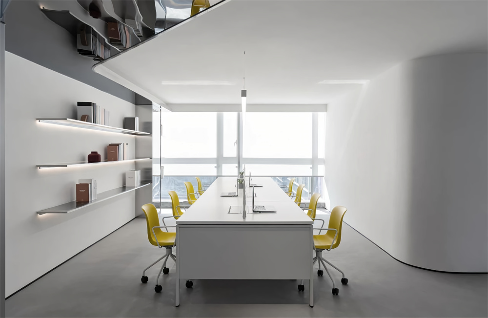 郑州办公室装修推荐时尚网红直播办公设计案例(图6) 郑州办公室装修推荐时尚网红直播办公设计案例(图6)