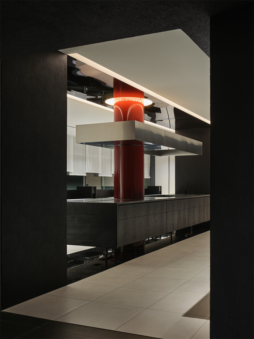 木炭与月亮 现代极简风韩式烤肉店装修设计方案(图3) 木炭与月亮 现代极简风韩式烤肉店装修设计方案(图3)