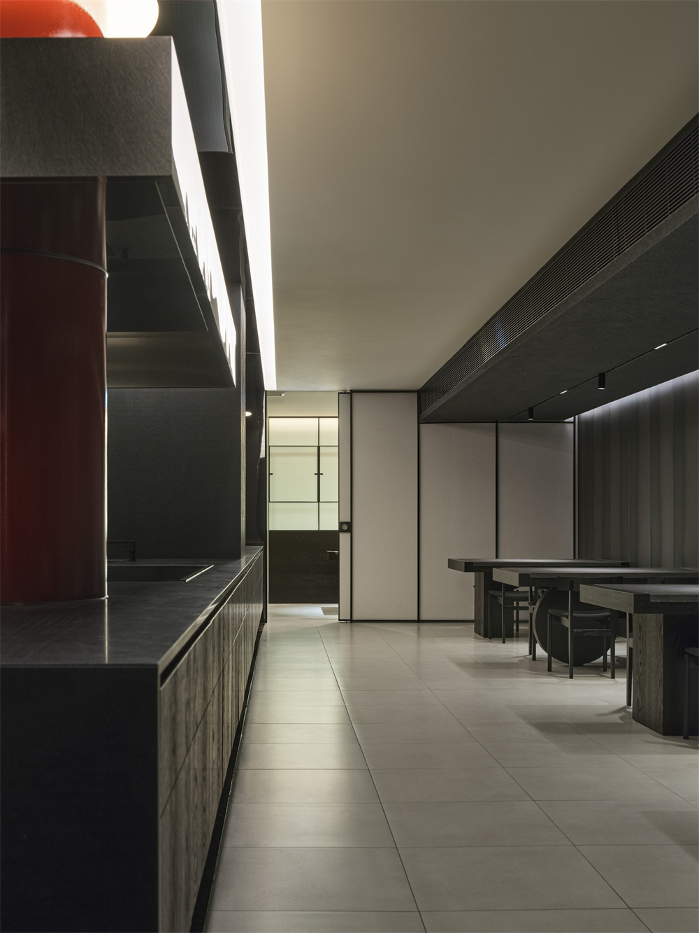 木炭与月亮 现代极简风韩式烤肉店装修设计方案(图6) 木炭与月亮 现代极简风韩式烤肉店装修设计方案(图6)