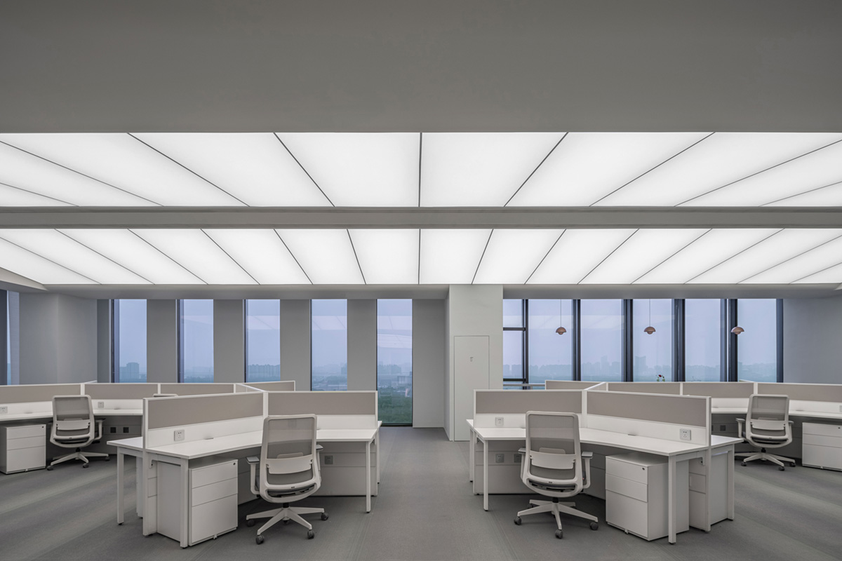 1200平方现代极简风生物科技公司办公室装修(图5) 1200平方现代极简风生物科技公司办公室装修(图5)