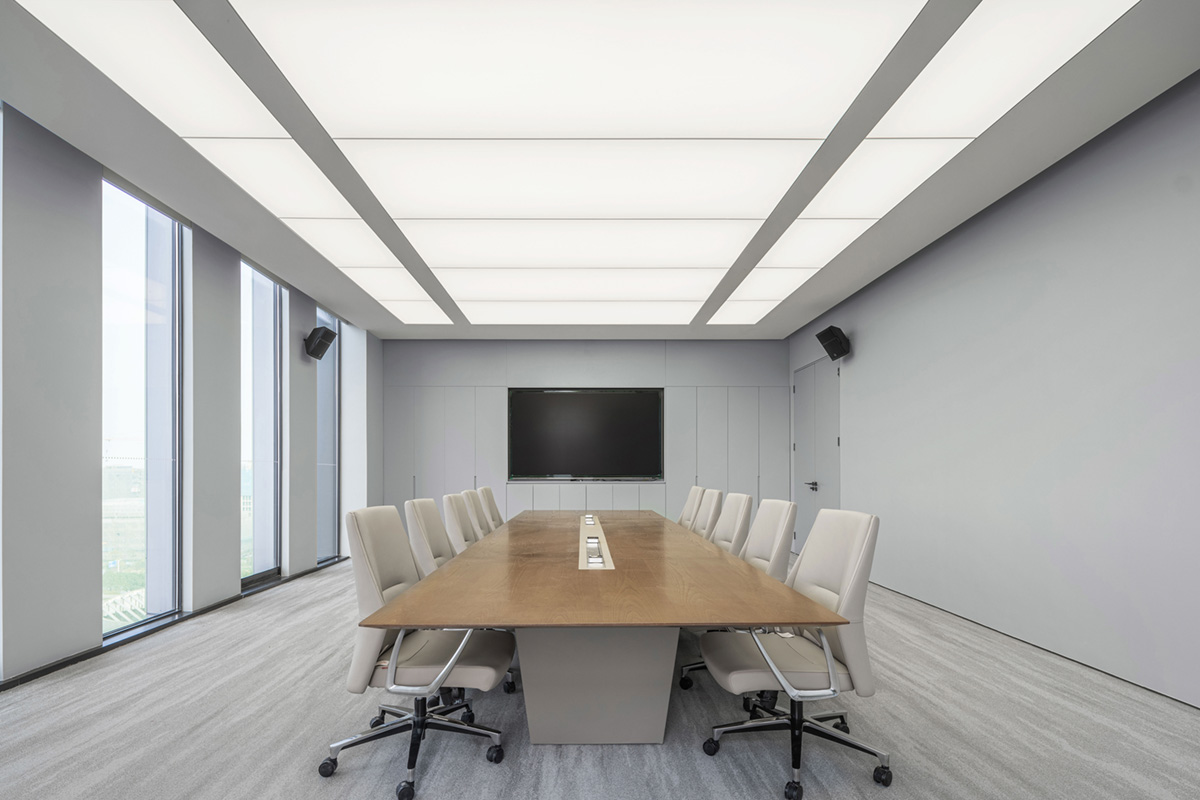 1200平方现代极简风生物科技公司办公室装修(图9) 1200平方现代极简风生物科技公司办公室装修(图9)