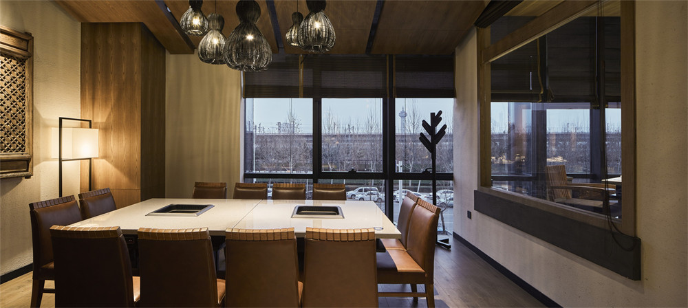 郑州金博大分享1800平风夫子特色火锅店装修设计(图8) 郑州金博大分享1800平风夫子特色火锅店装修设计(图8)